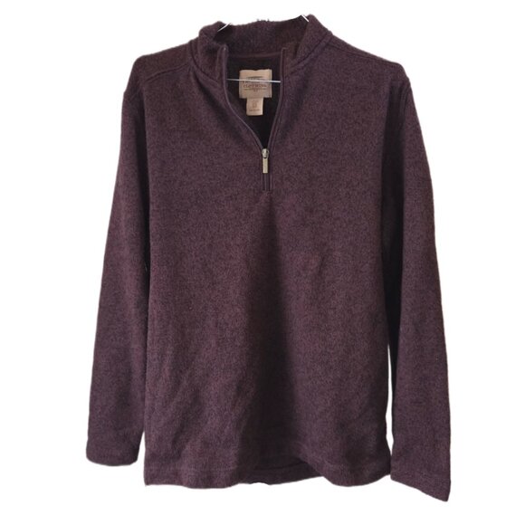 Telluride Clothing Company Men's  Brown 1/4 Zip Pullover - Picture 1 of 3